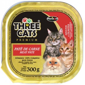 Three Cats Premium Patê de Carne