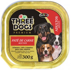 Three Dogs Premium Patê de Carne