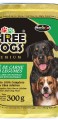 Three Dogs Premium Patê de Carne com Legumes