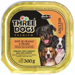 Three Dogs Premium Patê de Frango e Fígado